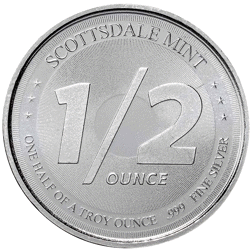 Scottsdale Mint Lion 1/2oz Silver Round