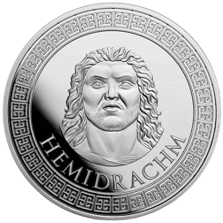 Pre-Owned USA Mausoleum at Halicarnassus 1oz Silver Round