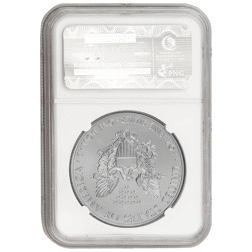 Pre-Owned 2014 USA Eagle 1oz Silver Coin - NGC Graded MS69 - 3859861-021 - VAT Free