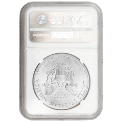 Pre-Owned 2014 USA Eagle 1oz Silver Coin - NGC Graded MS69 - 3985355-037 - VAT Free