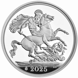 Pre-Owned 2025 UK Full Sovereign Premium Proof Silver Coin - VAT Free