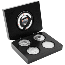 Pre-Owned 2011 Niue Legends of the Air 1oz Proof Silver 4-Coin Collection - VAT Free