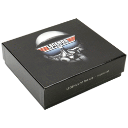 Pre-Owned 2011 Niue Legends of the Air 1oz Proof Silver 4-Coin Collection - VAT Free