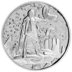 Pre-Owned Celtic Lore The Morrigan 1oz Silver Round
