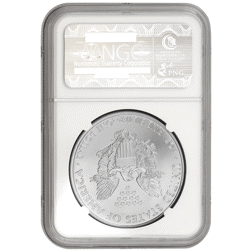 Pre-Owned 2010 USA Eagle 1oz Silver Coin - NGC Graded MS69 - 3852663-003 - VAT Free