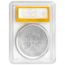 Pre-Owned 2014 USA Eagle 1oz Silver Coin - PCGS Graded MS69 - 521928.69/29443794 - VAT Free