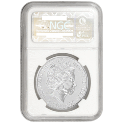 Pre-Owned 2015 UK Lunar Sheep 1oz Silver Coin - NGC Graded MS69 - 3973110-113 - VAT Free