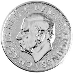 Pre-Owned 2025 UK King Charles III Britannia 'S.S Tilawa Privy' 1oz Silver Coin - VAT Free
