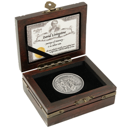 Pre-Owned 2016 Niue 'Journeys of Discovery' David Livingstone 2oz Silver Coin - VAT Free