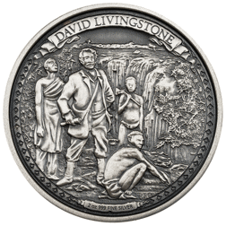 Pre-Owned 2016 Niue 'Journeys of Discovery' David Livingstone 2oz Silver Coin - VAT Free