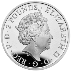 Pre-Owned 2019 UK Britannia 1oz Proof Silver Coin - VAT Free