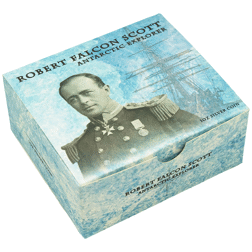 Pre-Owned 2012 Niue Robert Falcon Scott 1oz Proof Silver Coin - VAT Free