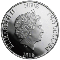 Pre-Owned 2016 Niue 'Creatures of Mythology' Cyclops 1oz Proof Silver Coin - VAT Free