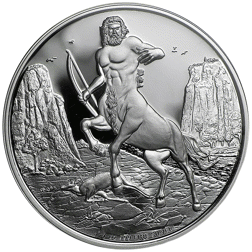 Pre-Owned 2016 Niue 'Creatures of Mythology' Centaur 1oz Proof Silver Coin - VAT Free
