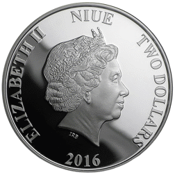 Pre-Owned 2016 Niue 'Creatures of Mythology' Centaur 1oz Proof Silver Coin - VAT Free