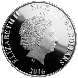 Pre-Owned 2016 Niue 'Creatures of Mythology' Sirens 1oz Proof Silver Coin - VAT Free