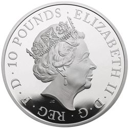 Pre-Owned 2018 UK Four Generations of Royalty 5oz Proof Silver Coin - VAT Free
