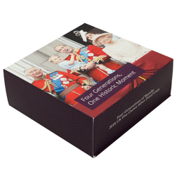 Pre-Owned 2018 UK Four Generations of Royalty 5oz Proof Silver Coin - VAT Free