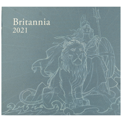 Pre-Owned 2021 UK Britannia 5oz Proof Silver Coin - VAT Free