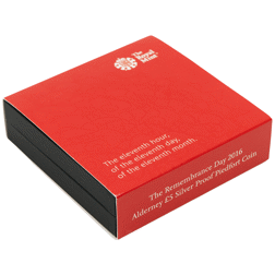 Pre-Owned 2016 Alderney Remembrance Day £5 Piedfort Proof Silver Coin - VAT Free