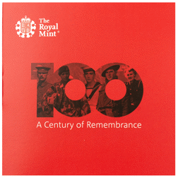 Pre-Owned 2019 UK Remembrance Day £5 Piedfort Proof Silver Coin - VAT Free