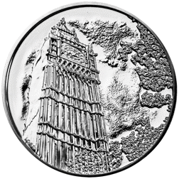 Pre-Owned 2015 UK Big Ben £100 Fine Silver Coin - Not in Presentation Card - VAT Free