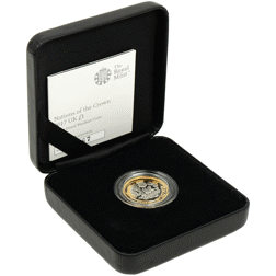 Pre-Owned 2017 UK Nations of the Crown £1 Piedfort Proof Silver Coin - Missing Outer Box - VAT Free
