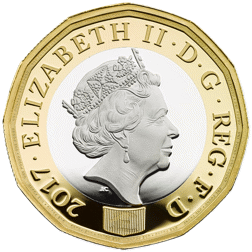 Pre-Owned 2017 UK Nations of the Crown £1 Piedfort Proof Silver Coin - Missing Outer Box - VAT Free