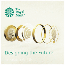 Pre-Owned 2017 UK Nations of the Crown £1 Piedfort Proof Silver Coin - Missing Outer Box - VAT Free