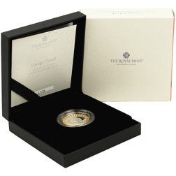 Pre-Owned 2025 UK George Orwell £2 Piedfort Proof Silver Coin - VAT Free