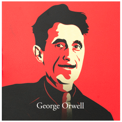 Pre-Owned 2025 UK George Orwell £2 Piedfort Proof Silver Coin - VAT Free