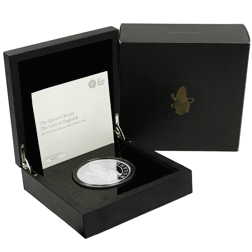 Pre-Owned 2017 UK Queen's Beasts The Lion 5oz Proof Silver Coin - VAT Free