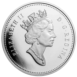 Pre-Owned 2003 Canadian Cobalt Mining $1 Brilliant Uncirculated Silver Coin - VAT Free