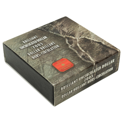 Pre-Owned 2003 Canadian Cobalt Mining $1 Brilliant Uncirculated Silver Coin - VAT Free