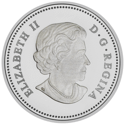 Pre-Owned 2005 Canadian White-Tailed Deer and Fawn $5 Proof Silver Coin - VAT Free