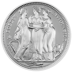 Pre-Owned 2021 St Helena Three Graces 1oz Proof Silver Coin - VAT Free