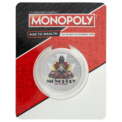 Pre-Owned 2024 Samoa Monopoly Colourised 1oz Silver Coin - VAT Free