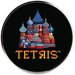 Pre-Owned 2021 Niue Tetris Colourised 1oz Silver Coin - VAT Free
