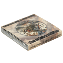 Pre-Owned Zombucks Kookaburied Colourised 1oz Silver Round