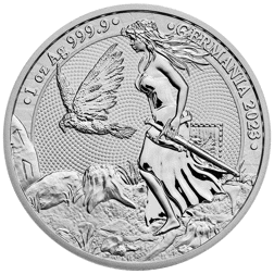 Pre-Owned 2023 Germania 1oz Silver Coin - VAT Free