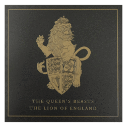 Pre-Owned 2017 UK Queen's Beasts The Lion 1oz Proof Silver Coin - Damaged Outer Box - VAT Free