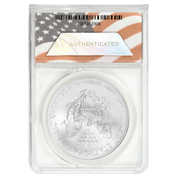 Pre-Owned 2012 USA Eagle 1oz Silver Coin - ANACS Graded MS70 - 2005312306 - VAT Free