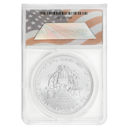 Pre-Owned 2012 USA Eagle 1oz Silver Coin - ANACS Graded MS70 - 2005312665 - VAT Free
