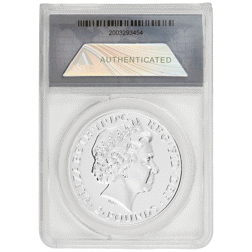 Pre-Owned 2011 UK Britannia 1oz Silver Coin - ANACS Graded MS70 - 2003293454 - VAT Free