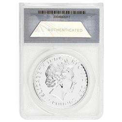 Pre-Owned 2012 UK Britannia 1oz Silver Coin - ANACS Graded MS70 - 2004843011 - VAT Free