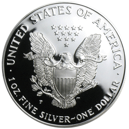 Pre-Owned 1998 USA Eagle 1oz Proof Silver Coin - VAT Free