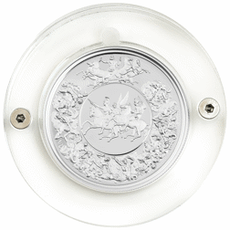 Pre-Owned 2025 UK Royal Mint Waterloo Medal - Victory 2oz Proof Silver Coin - VAT Free