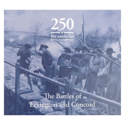 Pre-Owned 2025 UK The Battles of Lexington and Concord 5oz Proof Silver Coin - VAT Free