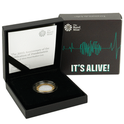 Pre-Owned 2018 UK Frankenstein 200th Anniversary £2 Piedfort Proof Silver Coin - VAT Free