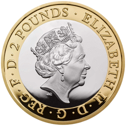 Pre-Owned 2018 UK Frankenstein 200th Anniversary £2 Piedfort Proof Silver Coin - VAT Free